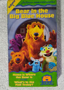 Bear in the Big Blue House Vol. 1 VHS Tape Home is Where the Bear Is