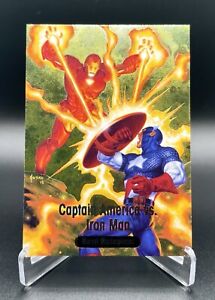 2016 Marvel Masterpieces Captain America vs Iron Man Battle Spectra #BS-9 Jusko