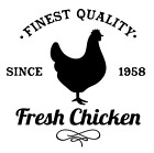 New ListingFresh Chicken Vinyl Decal Sticker For Home Glass Wall Decor Choice a819