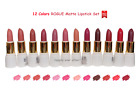 Amuse Matte Lipstick Set - All 12 Colors Red, Pink, Nude, Wine Mattes Lipsticks