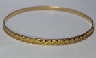 Solid 21k gold bangle bracelet 10.28 grams