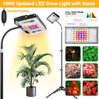 LED Grow Light for Indoor Plants w/ Stand&Timer,150W Full Spectrum Growing Lamp
