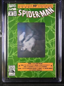 Spider-Man 26 CGC 9.8 1992 4327424014 Hologram Cover Gatefold by Ron Lim