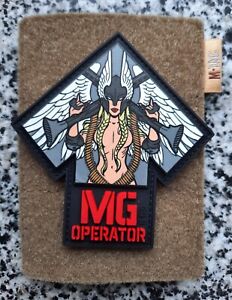 Valkyrie MG-3 OPERATOR Ukrainian ARMY Morale Tactical Patch Badge 3D PVC Hook