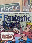 LOT OF 10 Fantastic Four Random Comic books - No Duplicates Boarded and Bagged
