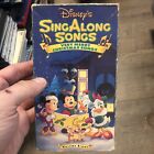 Disney’s Sing Along Songs Volume 8 Very Merry Christmas Songs VHS Tape 1997