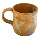 Hand Thrown Studio Art Pottery Mug Cup Stoneware Artist Signed 3
