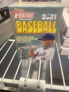 2021 Topps HERITAGE HIGH NUMBERS Baseball Blaster Box FACTORY SEALED - FREE SHIP
