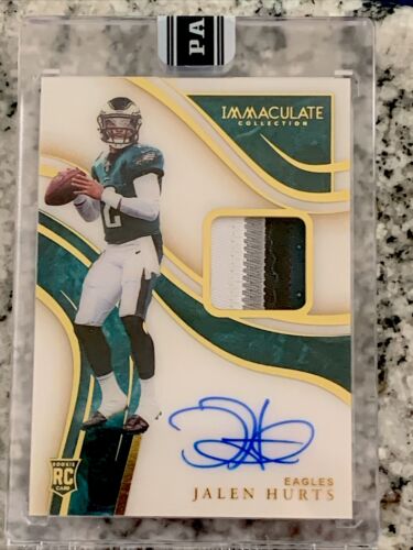 New Listing2020 Immaculate Jalen Hurts Black Box 1/1 Rpa Sealed
