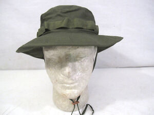 Vietnam US Army OG-107 Green Ripstop Jungle Boonie Hat 1969 MINT Unissued 6 7/8