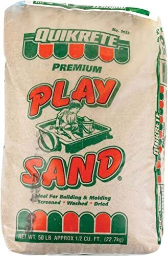 Quikrete Sandbox Play Sand – Outdoor Kids Filtered for Sand Box – Screened, W...