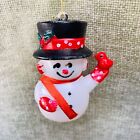 New ListingVintage Plastic Snowman Hanging Christmas Ornament Vintage Holiday Decor