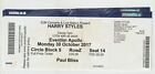 Harry Styles Used Concert Ticket London 2017 One Direction