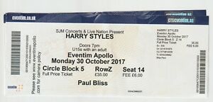 New ListingHarry Styles Used Concert Ticket London 2017 One Direction