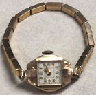 Vintage Wittnauer Women's 10K Solid Yellow Gold Case & 10K Stonewall GF Band