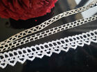 Lot of 3 Antique Hand Lace 1 Meter, 1m 40, 1 Meter T6-11