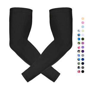 1 Pair Tattoo Cover Up Arm Sleeves for Men Women Cooling Compression Sleeve US