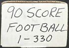 New Listing1990 Hand Collated Score NFL Football Complete Set #1-330
