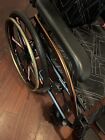 Super Light Magnesium Alloy Self Propelled Wheel Chair With Dual Brake