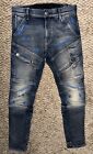 G-Star Raw Men's Airblaze 3D Skinny Jeans Blue 28x30 $250 Brand New Without Tags