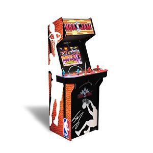 Arcade1Up NBA JAM: SHAQ EDITION Riser Lit Marquee Arcade Game Machine Cabinet