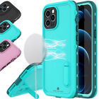 Waterproof Shockproof Case Cover For Apple iPhone 12 Pro Max 12 Mini w/Kickstand
