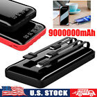 Power Bank 9000000mAh 4 USB Backup External Battery Charger Pack for Cell Phone