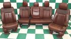 14' F250 Crew King Ranch Dual Power Memory Heat Cool Buckets Backseat Seats Set (For: Ford F-250 Super Duty King Ranch)