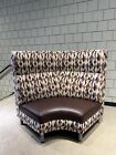OFS Contractor Grade Double Seat 2 Textile Curved Corner Banquette Sectional