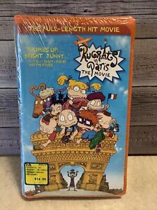 Rugrats in Paris The Movie Orange VHS Tape Clamshell Case Nickelodeon New Sealed