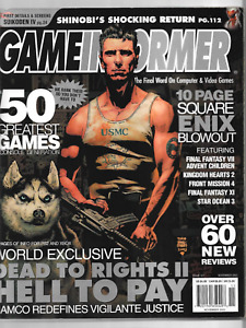 New ListingGame Informer Magazine November 2003 #127 DEAD TO RIGHTS II HELL TO PAY