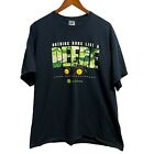 John Deere Mens XL T-Shirt Short Sleeve Nothing Runs Like A Deere Camo Letters