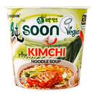 (6 Pack) NONGSHIM Korean Soon Kimchi Instant Ramen Cup Noodle Soup, Vegan, 75g