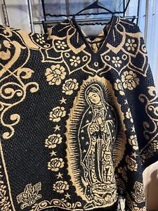 Virgin Mary Pancho Blanket