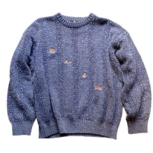 Vintage 90’s Tobiasystem sweater with stitched animals by Nanni Ge Lera