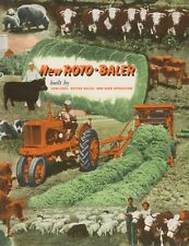Allis Chalmers Roto-Baler Brochure Low Cost Better Bales Small Round Rotobaler
