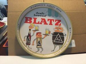 BLATZ DRAFT BEER TRAY 1959 MILWAUKEES FINAST BREWED IN NEWARK NJ,LOS ANGELES CAL