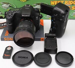 Sony Alpha a77  24.3MP  w/ Tamron 28-200mm Lens Vertical Battery Grip