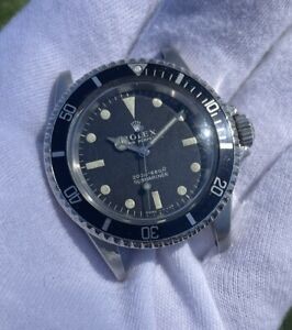 Rolex Submariner 5513 Black Dial Automatic 40 mm Head Only Wrist Watch c.1964