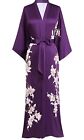 Satin Silk Floral Kimono Robe House dress Nightie Pajamas Lingerie Sleepwear