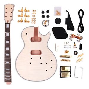 FLP-1R  DIY Guitar Kit  6-String Electric Guitar Kit Rosewood Fingerboard