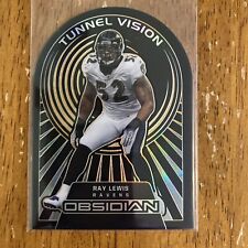 2022 Obsidian Football 🏈Tunnel Vision Ray Lewis 🔥15/50🔥Baltimore Ravens