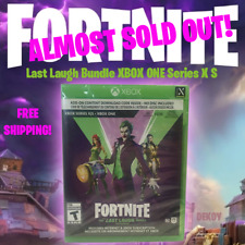 PHYSICAL SHIP ONLY FORTNITE Last Laugh Bundle XBOX ONE Series X S (Code in Case)