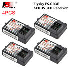 4PCS Flysky FS-GR3E 2.4G 3CH Receiver for RC Car Boat FS-GT2 FS-GT3B Transmitter