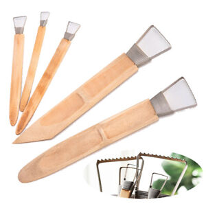 5PC Pottery Clay Sculpting Tooth Cutter Trimming Moulding Tools Ceramics Crafts