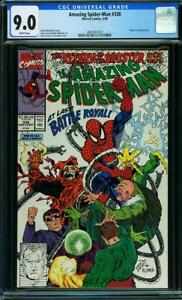 AMAZING SPIDER-MAN  #338  CGC VF/NM9.0 White Pages   4067661022