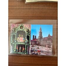 Germany Postcard Munchen Munich New Townhall Glockenspiel Postmarked 1983 #192