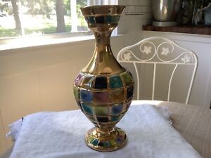 New ListingVintage Polychrome Ceramic Vase Made in Italy, 1960s original rare antiques