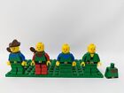 Lego Vintage Castle Forestmen Minifigures Lot of 4 + One Body Authentic
