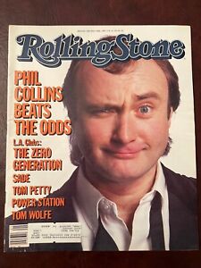 Rolling Stone Magazine Phil Collins Madonna Sade Tina Turner Bowie - 1 Owner